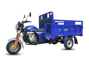 O triciclo da carga 150CC refrigerar de ar, três bondes roda a obscuridade da motocicleta - azul