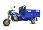 O triciclo da carga 150CC refrigerar de ar, três bondes roda a obscuridade da motocicleta - azul