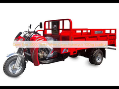 Tipo aberto 300CC Motocicleta de carga de três rodas 1000kg Carga