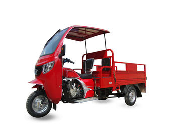 Triciclo luxuoso do motor da carga do carregador, motocicleta da carga de três rodas com cabine