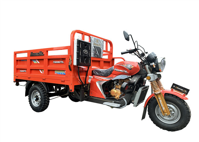 Motocicleta de carga de três rodas de alto desempenho com grande potência e alta capacidade de carga