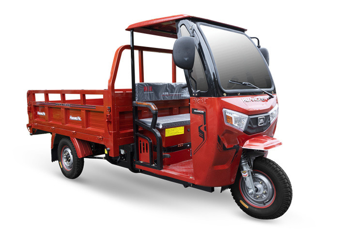 Triciclo elétrico de carga de cabine de 3000W com telhado de cor e tamanho personalizáveis
