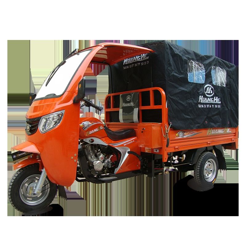 Motocicleta de carga de 3 rodas de 48 V com tipo de motor de 300 cc e peso de 300-400 kg