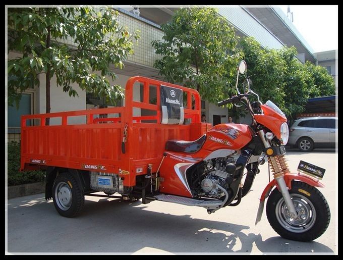 Triciclo motorizado da carga 250CC, tipo de corpo aberto da motocicleta da roda do chinês 3