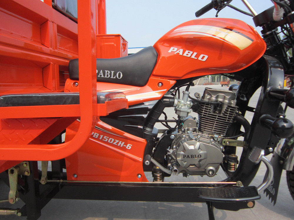 Motorista de três rodas direita Motorista de carga de três rodas com tipo de motor de 300cc e cilindrada de 201 250cc