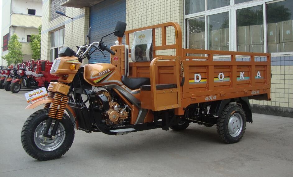 A roda 3 motorizou o triciclo da carga do triciclo 250cc que aumenta o veículo com rodas do transporte três para adultos